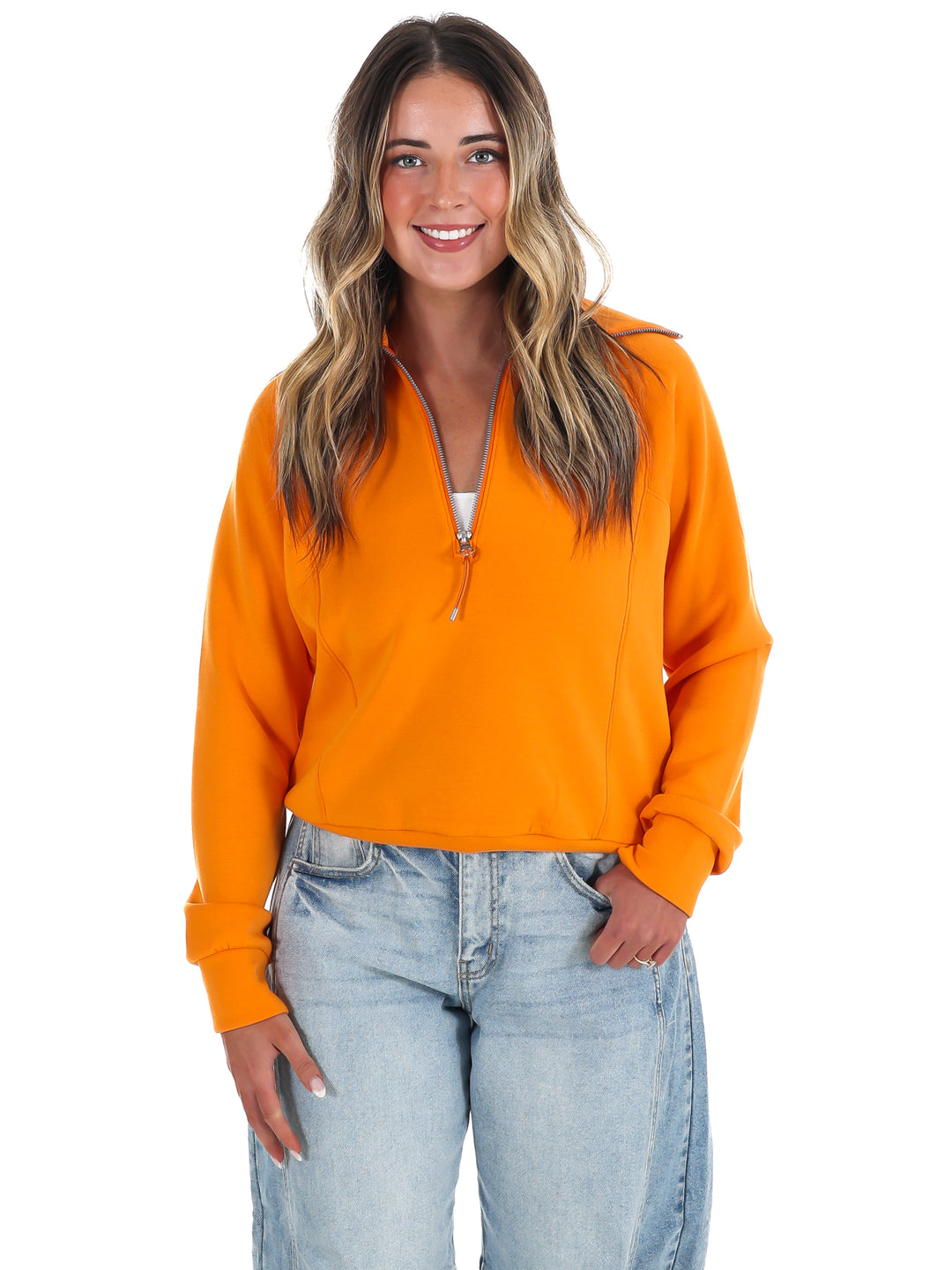 Spanx AirEssentials Half Zip Pullover