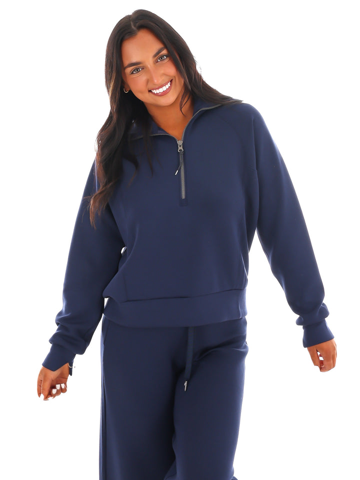 Spanx AirEssentials Half Zip Pullover