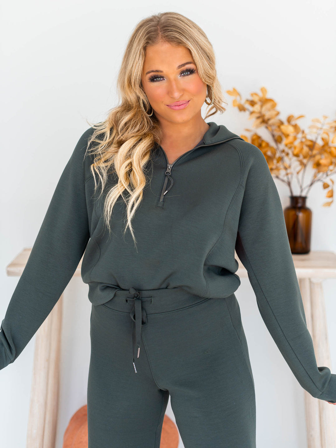 Spanx AirEssentials Half Zip Pullover