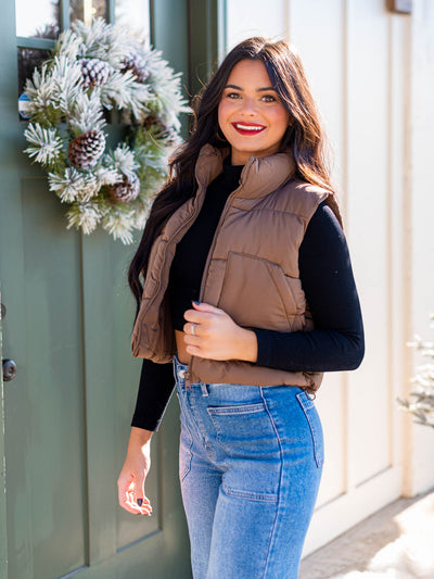 Must Have Cropped Puffer Vest