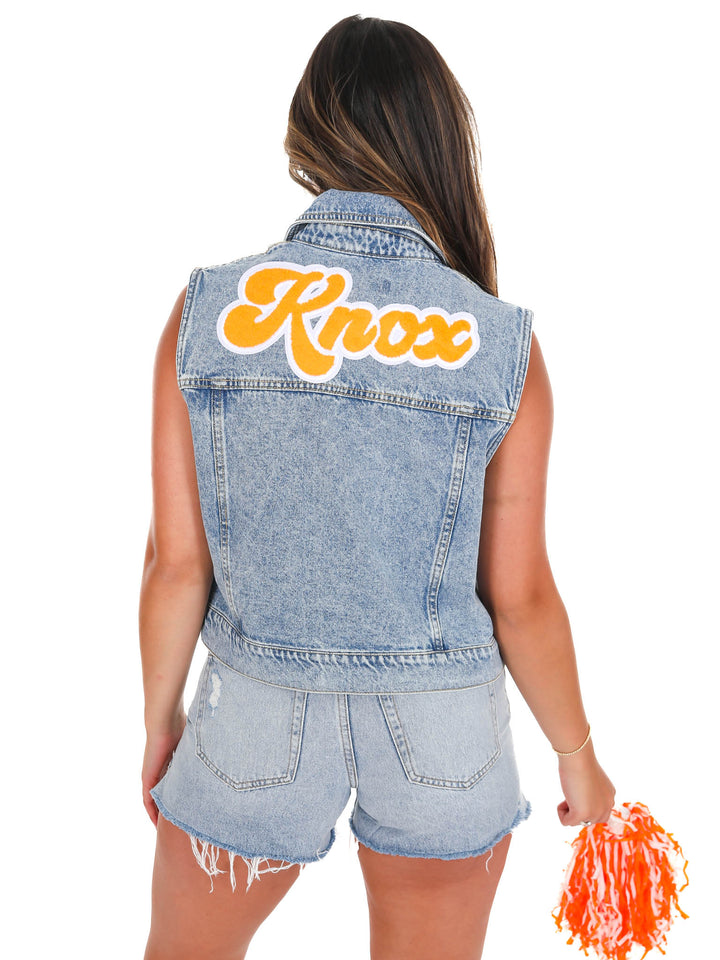 Groovy Knox Denim Vest