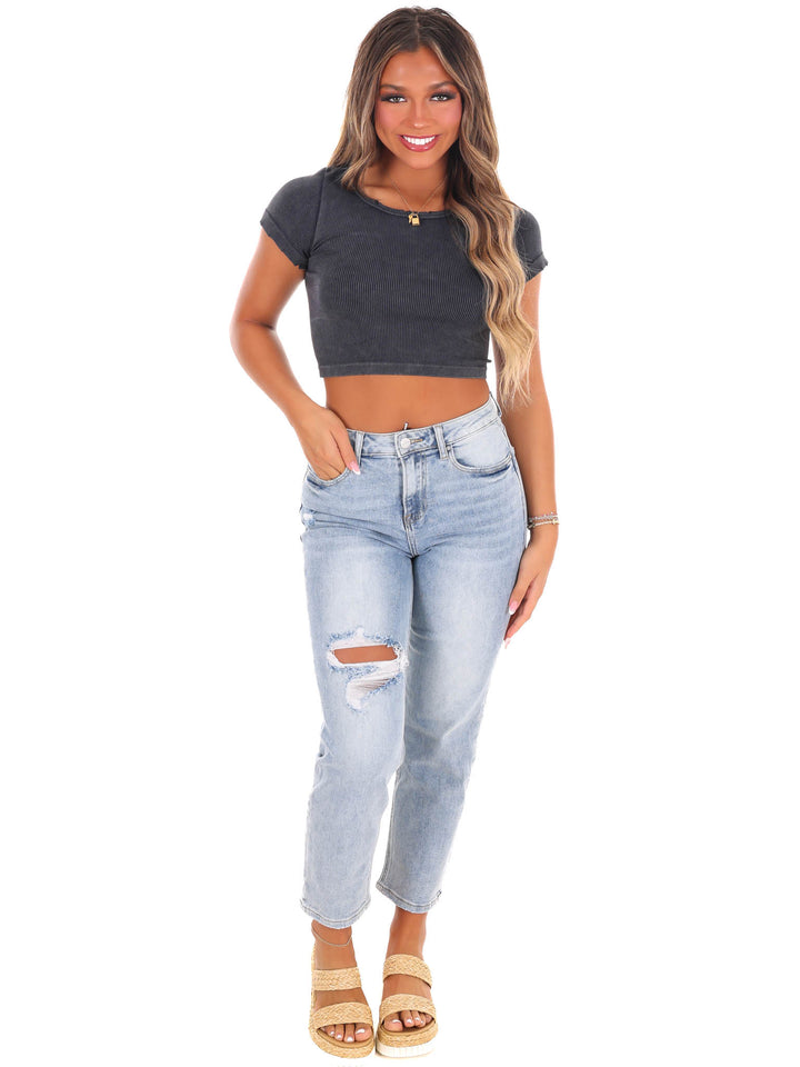 Love is A Song Crop Top