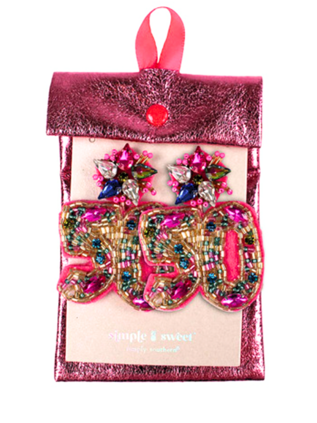 Beaded Birthday Earrings