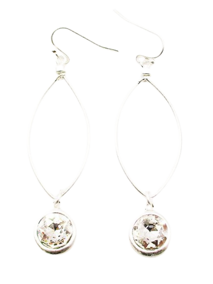 Wired Crystal Earrings