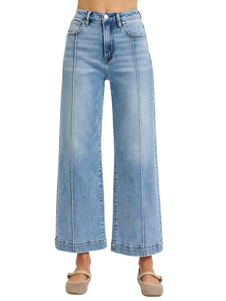Nightfall High Rise Wide Ankle Jeans