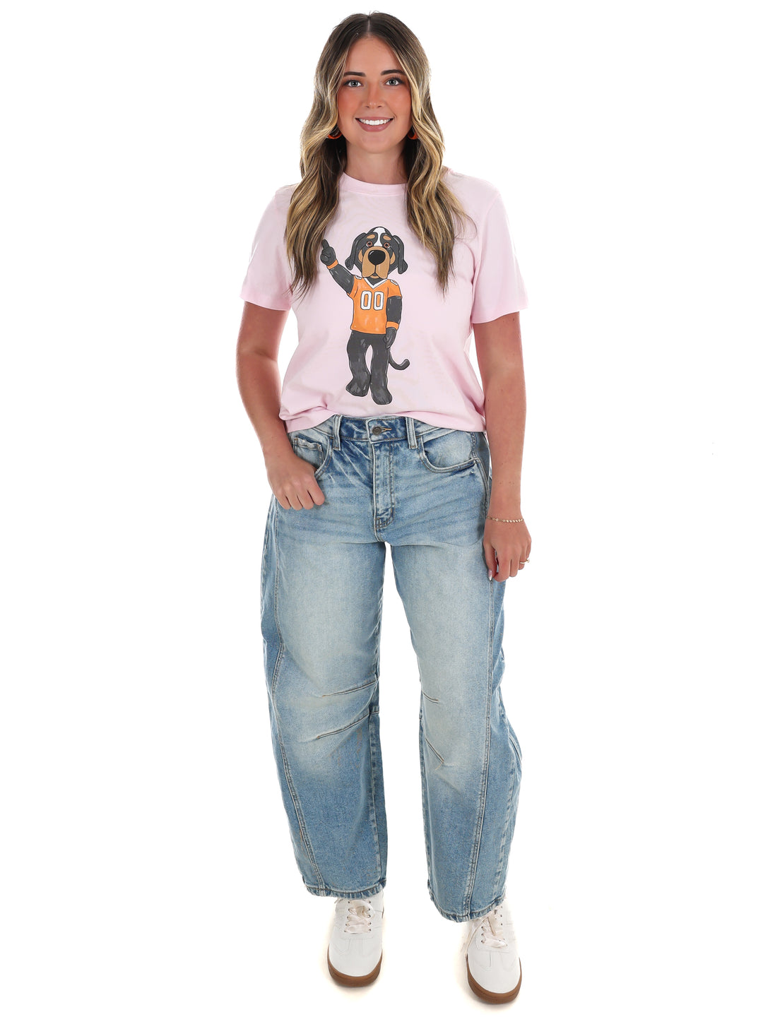 Cropped Watercolor Smokey Tee