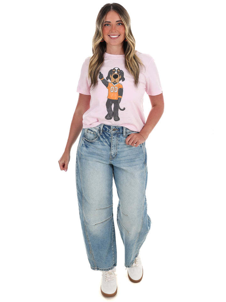 Cropped Watercolor Smokey Tee