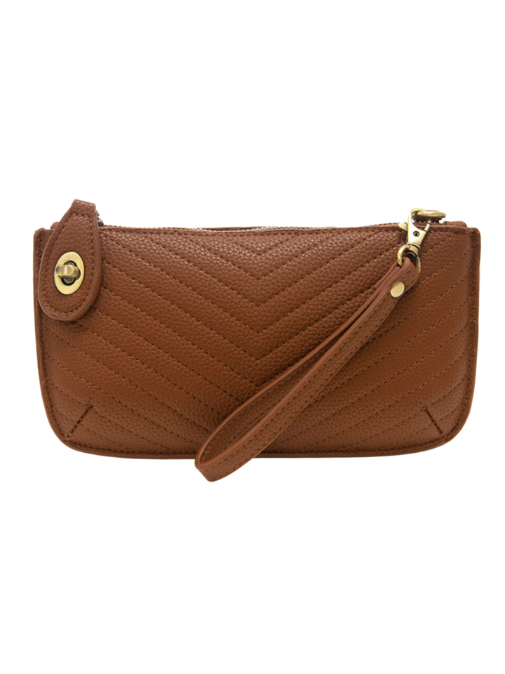 Quilted Mini Crossbody Wristlet Clutch