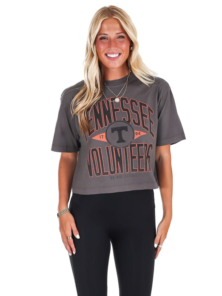 Tennessee Volunteers Cinder Windthrow Ravine Crop Tee