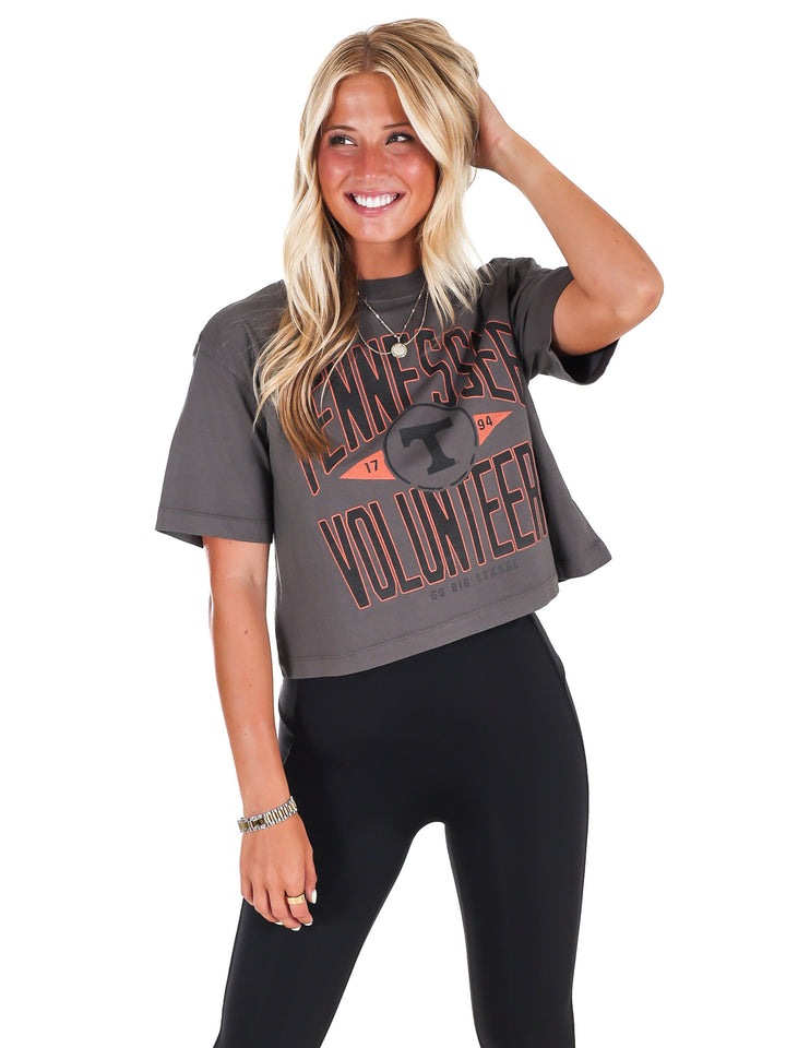 Tennessee Volunteers Cinder Windthrow Ravine Crop Tee