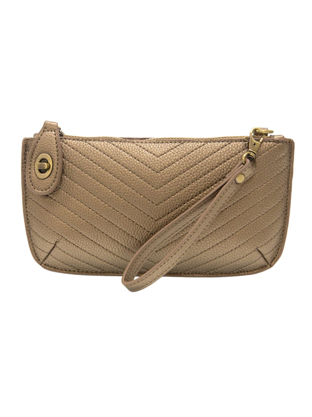 Quilted Mini Crossbody Wristlet Clutch