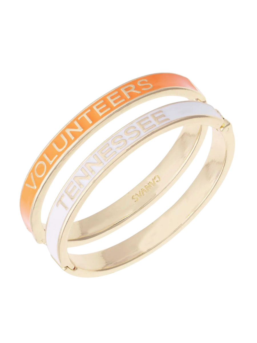 Tennessee Vols Skinny Enamel Hinge Bangle