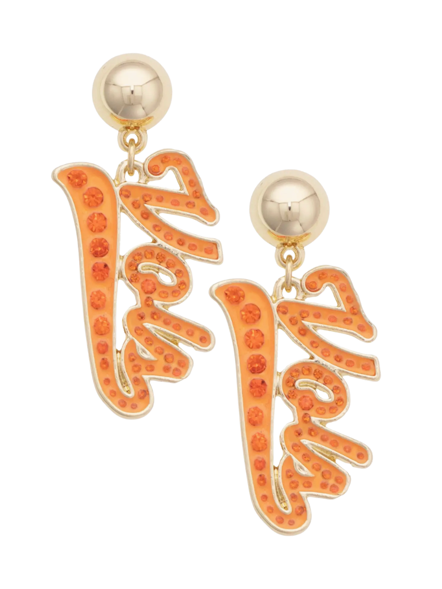 Tennessee Vols Pave Outline Earrings