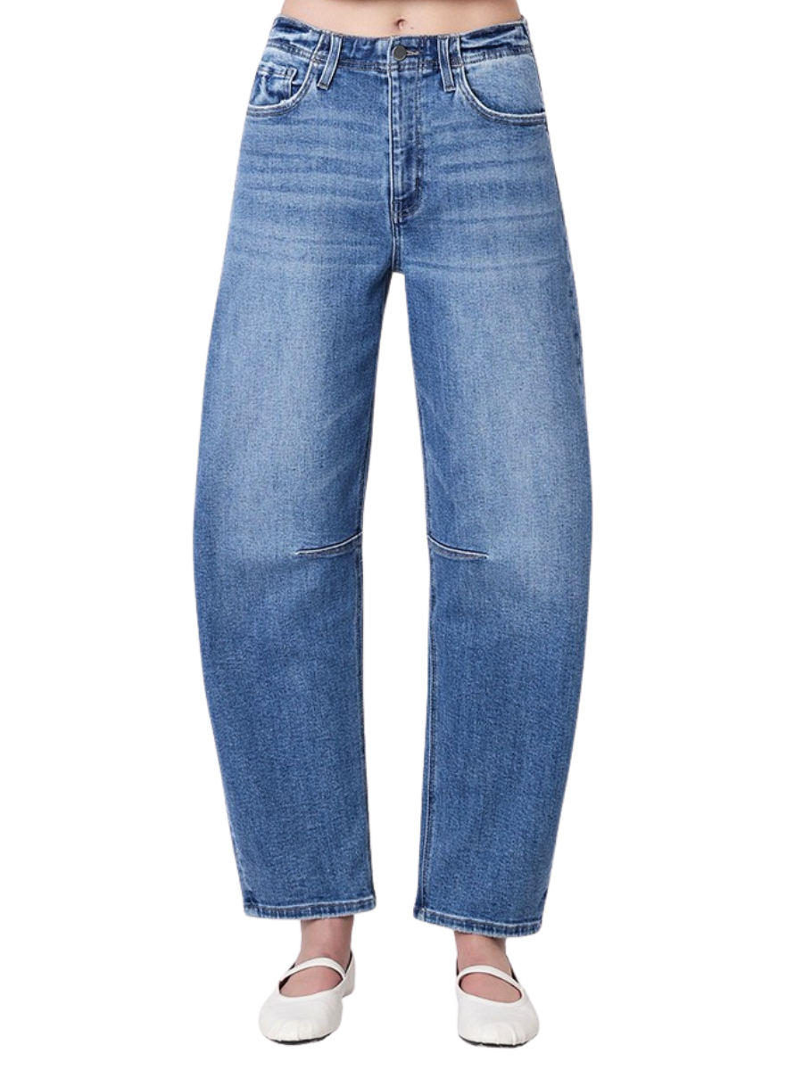 The All Day Super High Rise Barrel Jeans