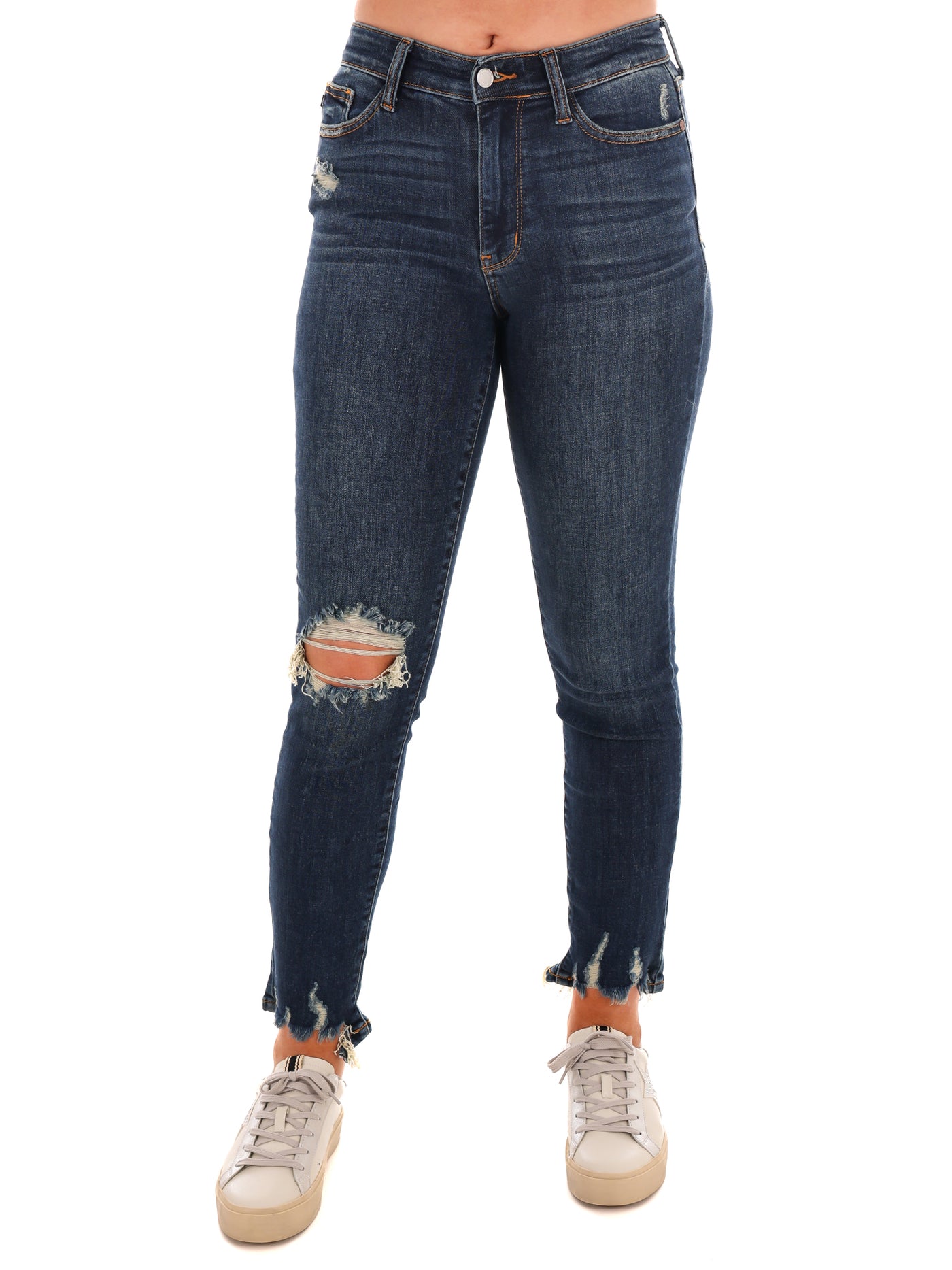 Here to Stay Relaxed Ankle Jeans