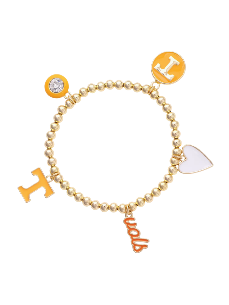 Tennessee Vols Enamel Icons Stretch Bracelet