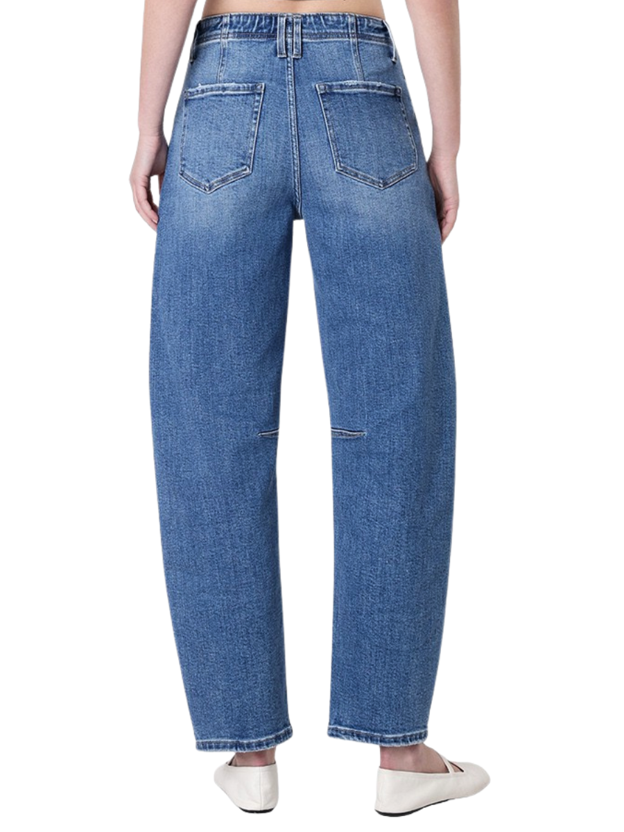 The All Day Super High Rise Barrel Jeans