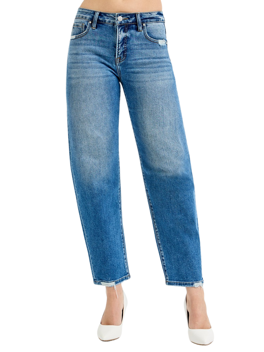 Free Range Tummy Control High Rise Ankle Jeans