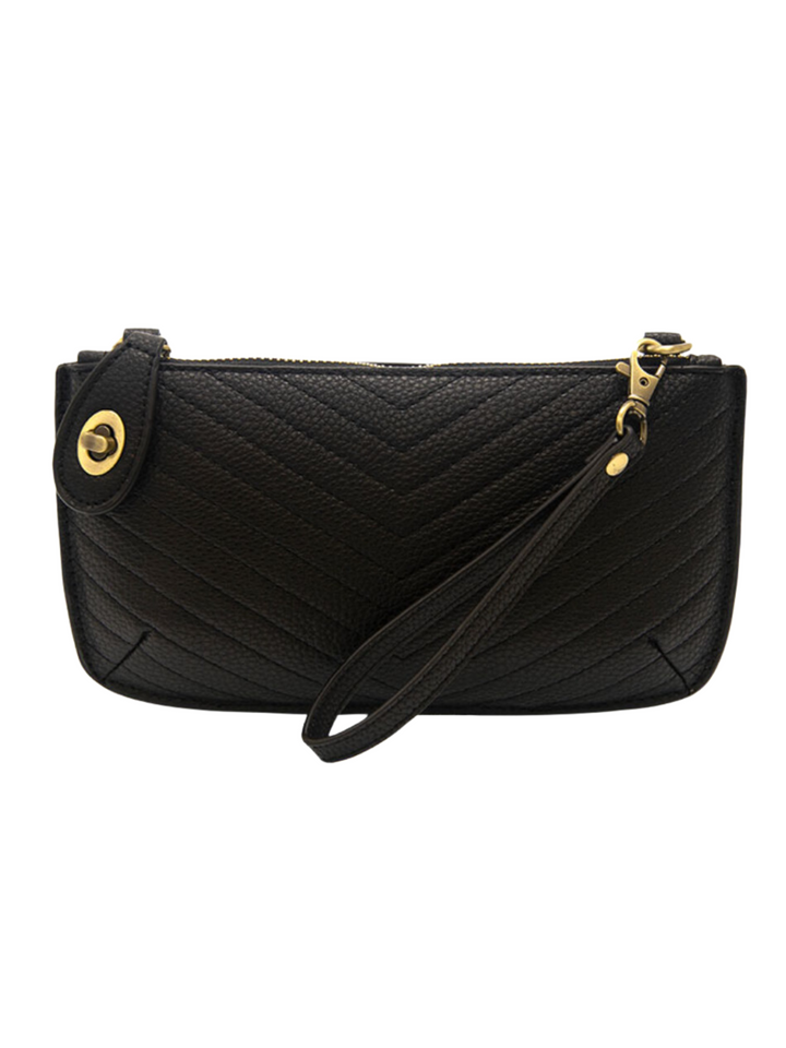 Quilted Mini Crossbody Wristlet Clutch