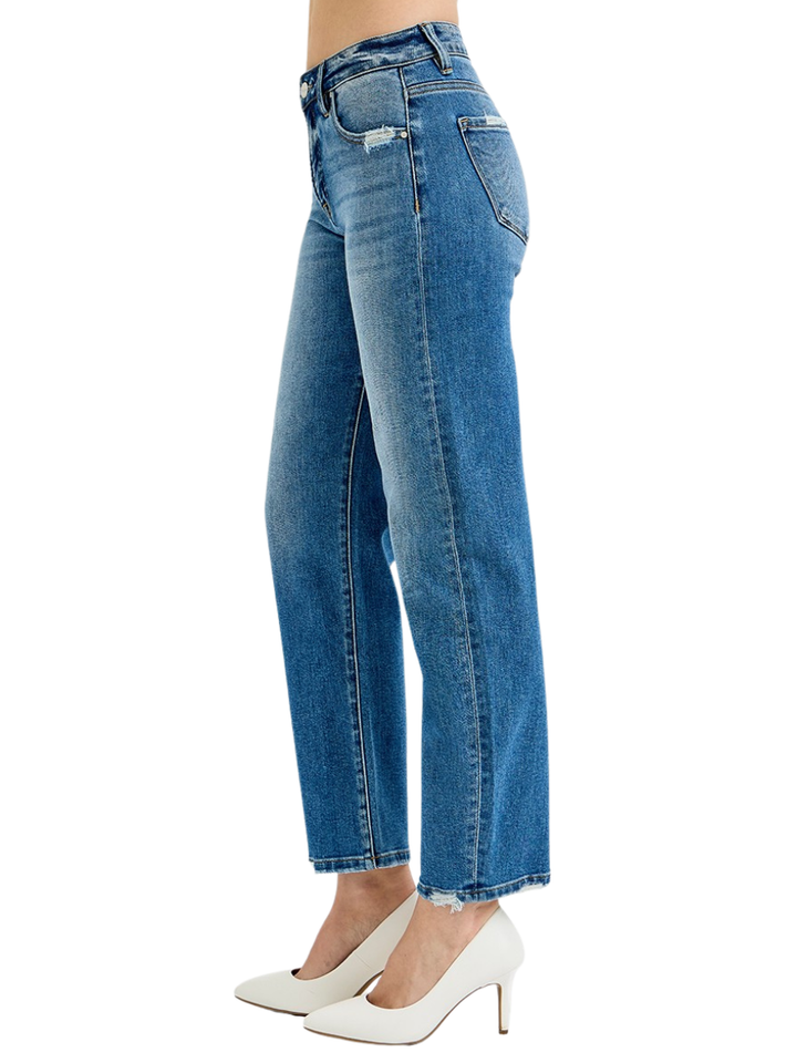 Free Range Tummy Control High Rise Ankle Jeans