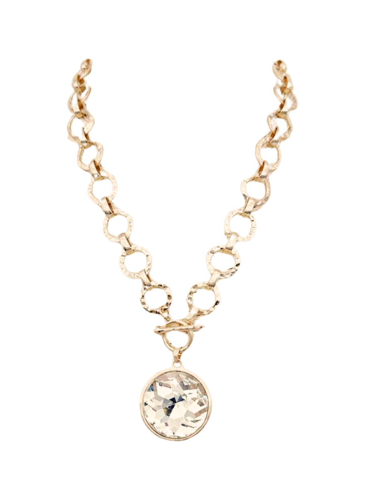Sunstone Chainlink Necklace
