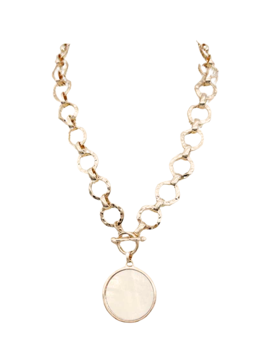 Sunstone Chainlink Necklace