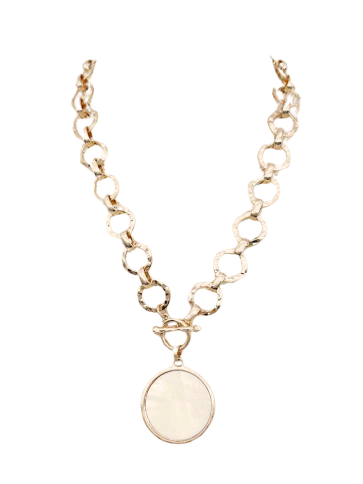 Sunstone Chainlink Necklace
