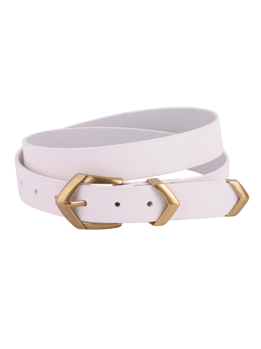 Boho Triangular Buckle Leather Belt Set