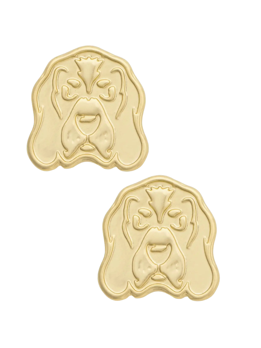 Tennessee Vols 24K Stamped Logo Stud Earrings