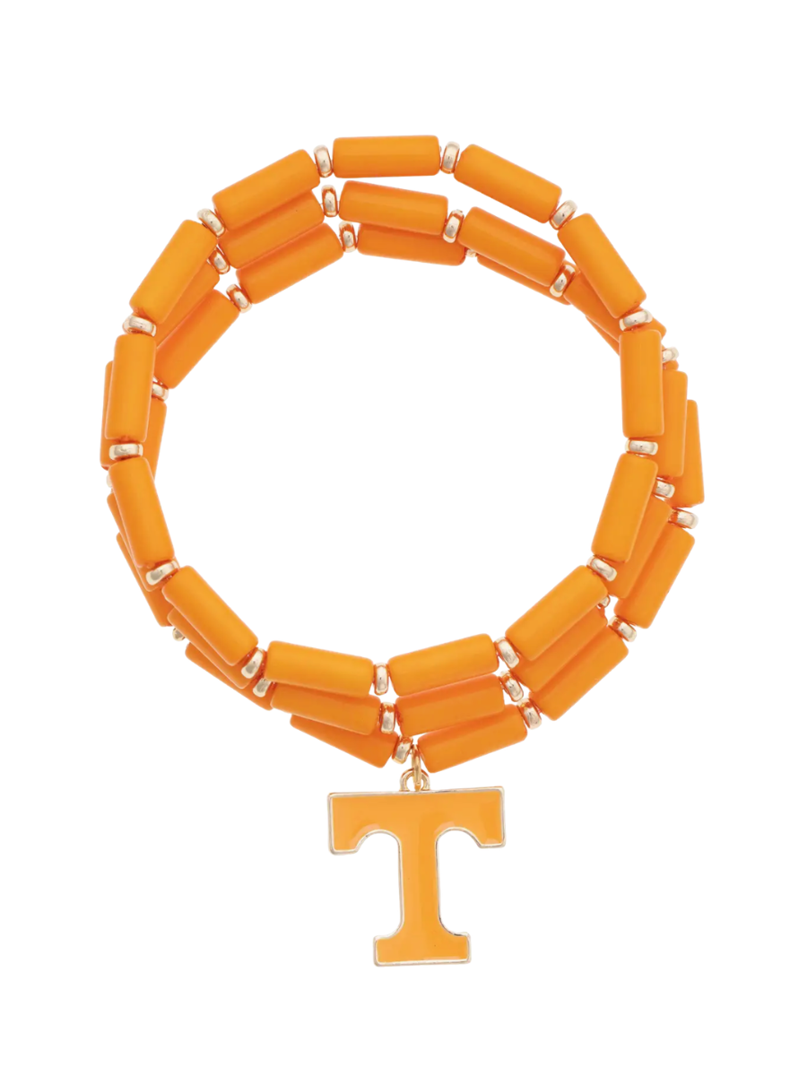 Tennessee Vols Logo Beaded Bracelet - Set of 3