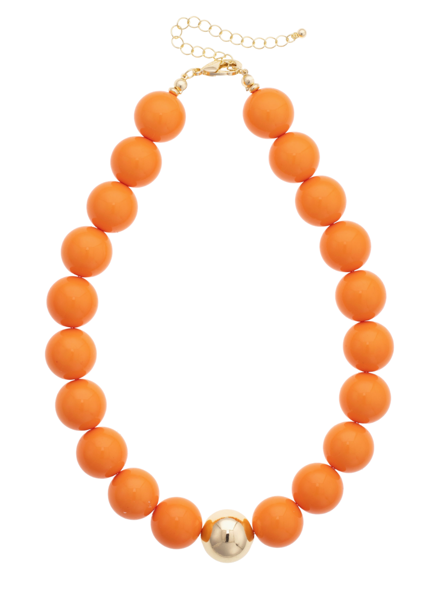Marjorie Game Day Gumball Beaded Necklace