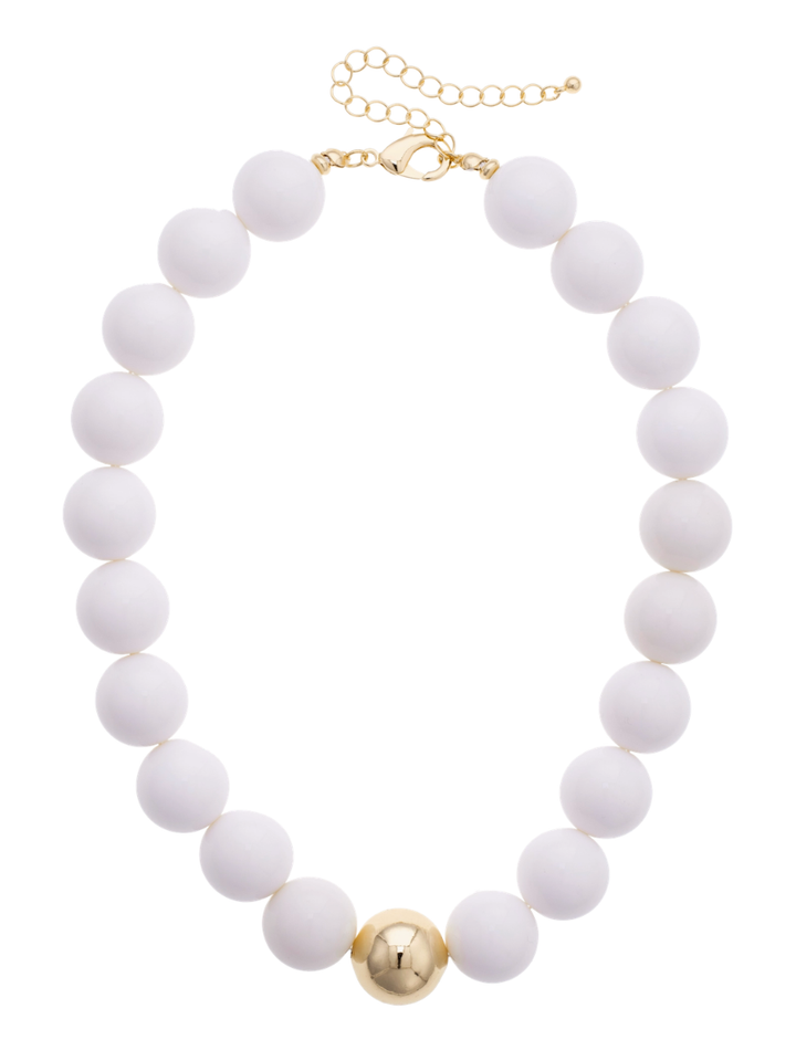 Marjorie Game Day Gumball Beaded Necklace