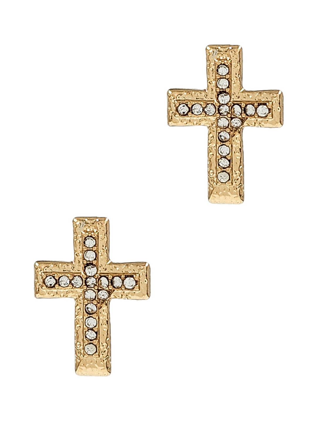 Cross Post Earrings