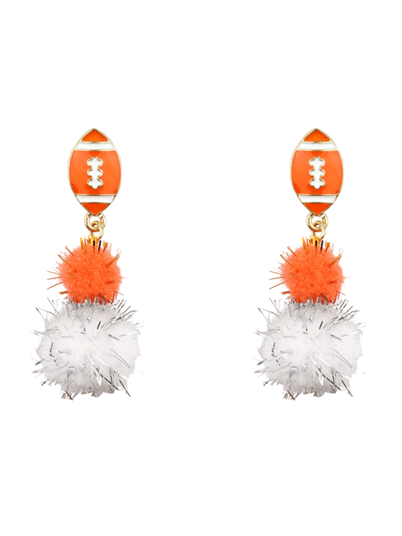 Pom Pom Gameday Earrings