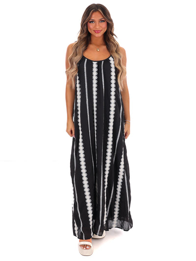 Without Me Contrast Shift Dress