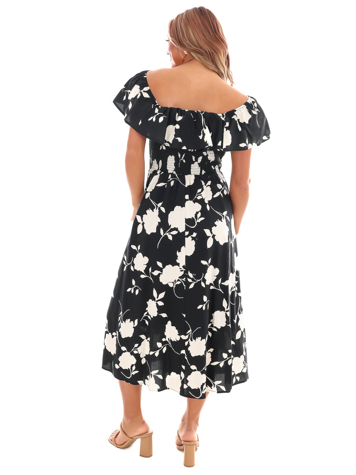 Savor the Moment Floral Midi Dress