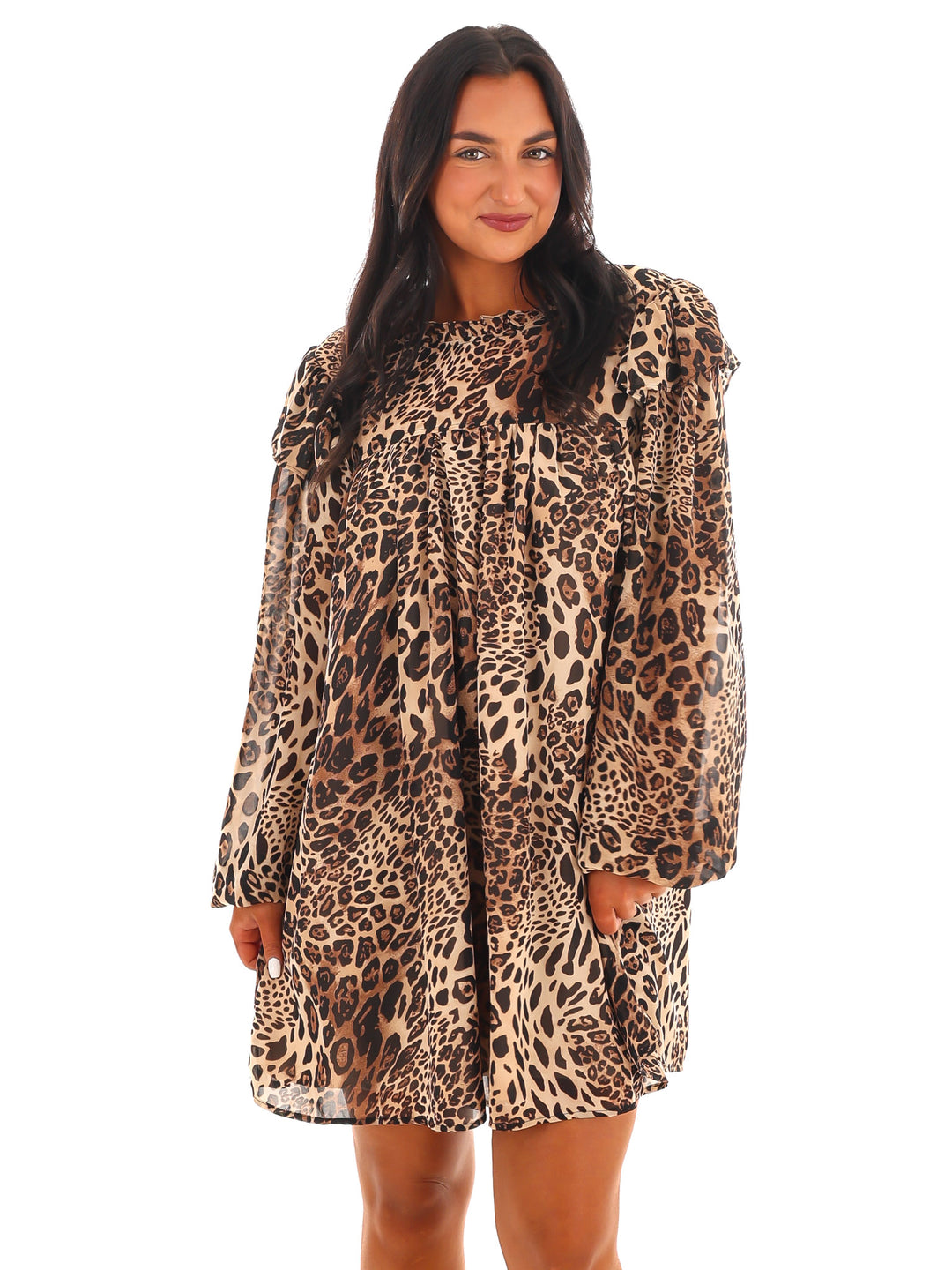 Wild Heart Leopard Mini Dress