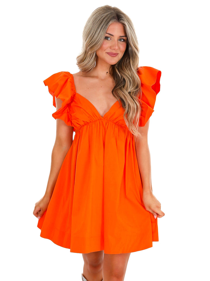 Refuse to Lose Ruffle Dress