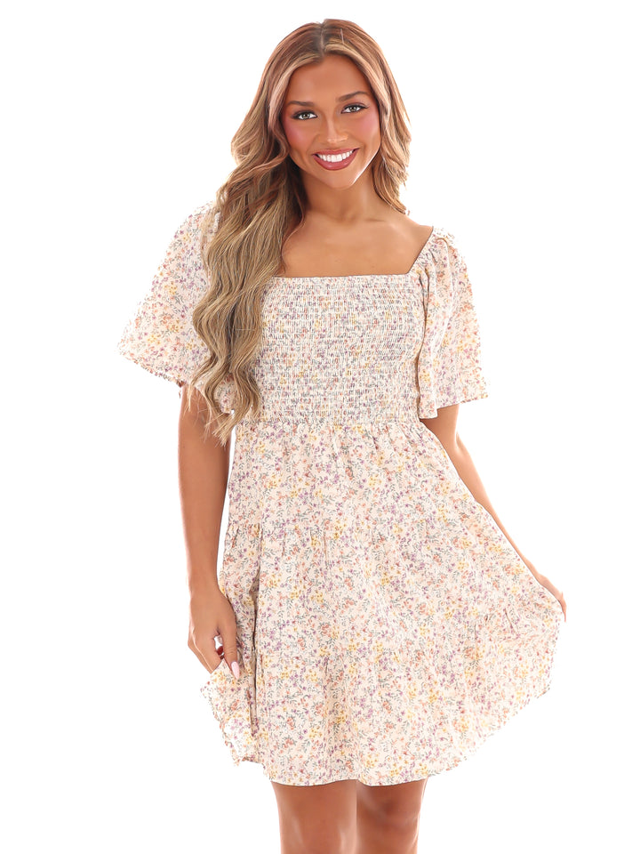 Small Town Floral Mini Dress