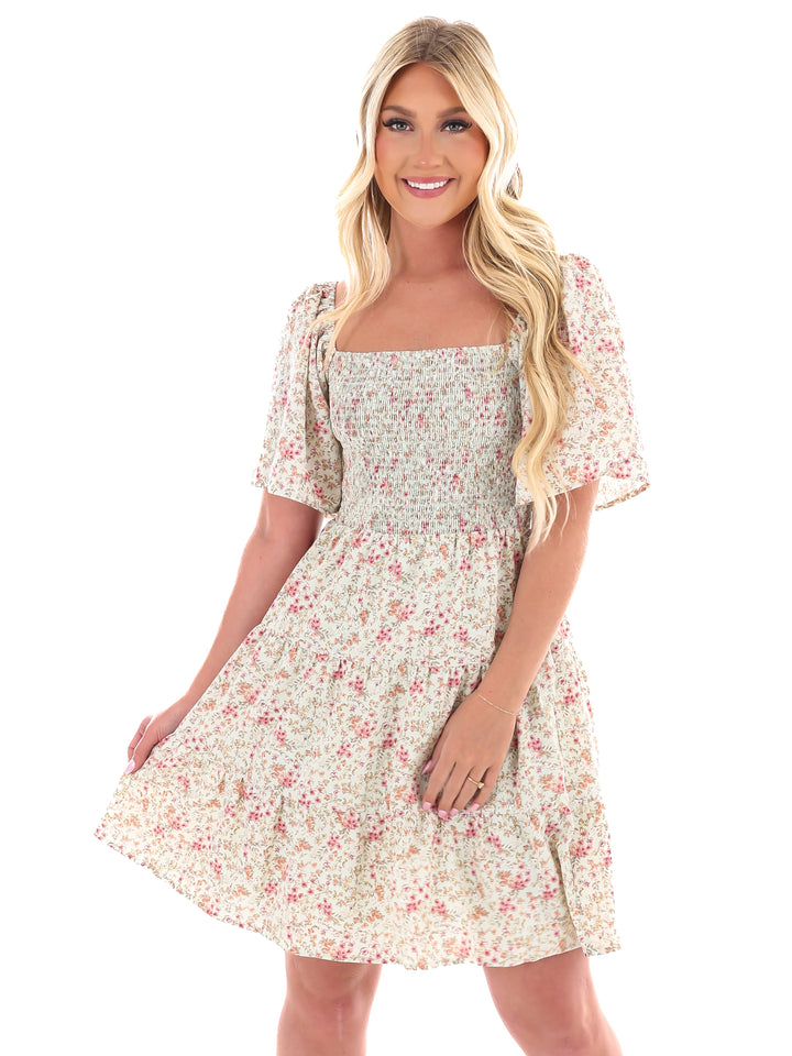Small Town Floral Mini Dress