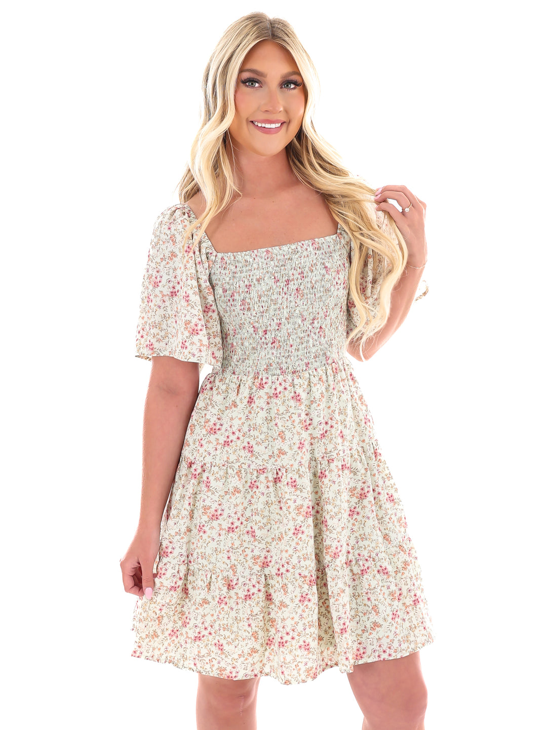 Small Town Floral Mini Dress