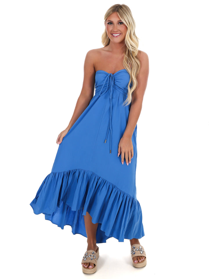 Catching Feelings Halter Midi Dress
