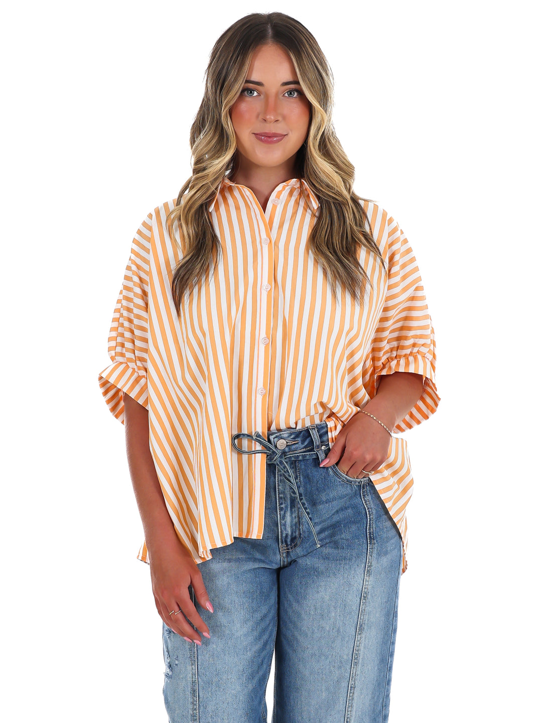 Quarterback Classic Striped Top