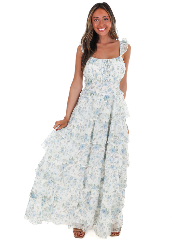 Quiet Detail Floral Maxi Dress