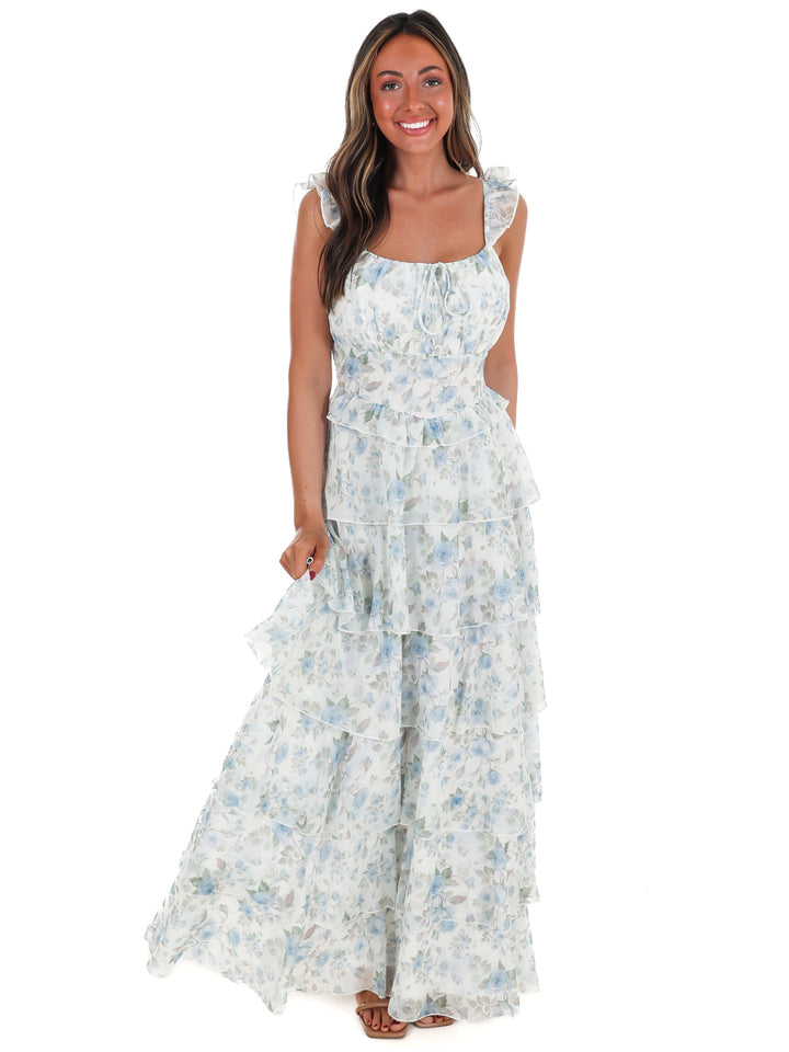 Quiet Detail Floral Maxi Dress