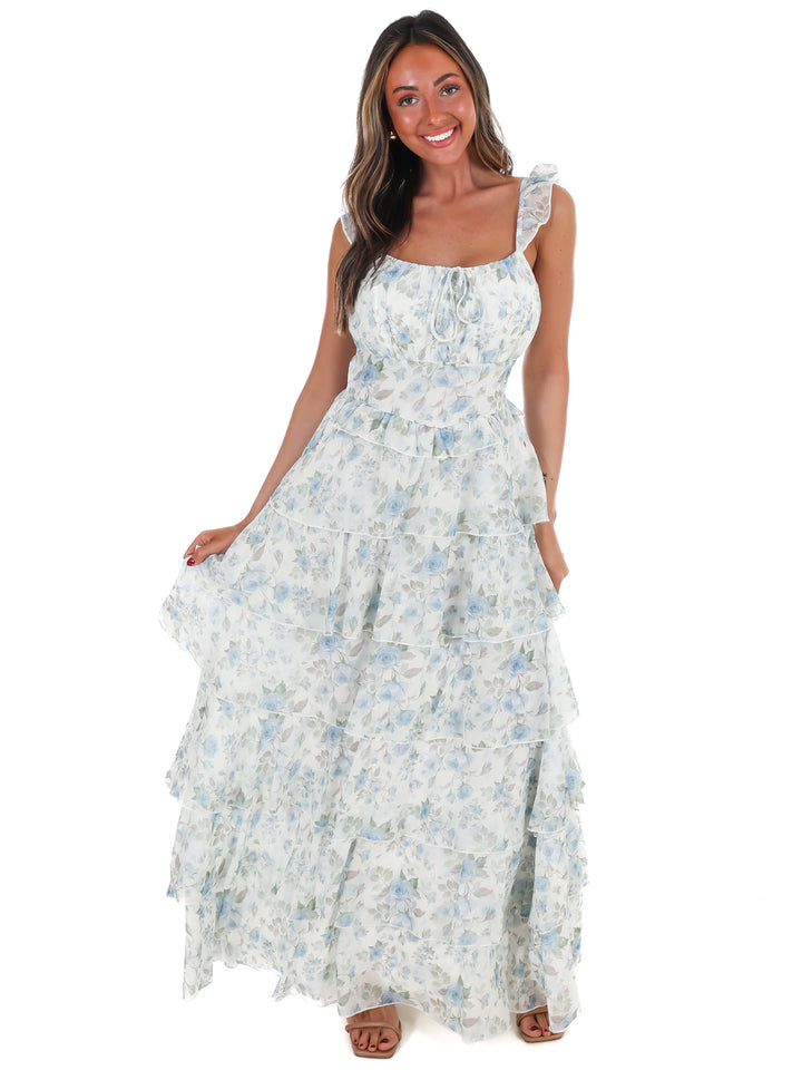 Quiet Detail Floral Maxi Dress