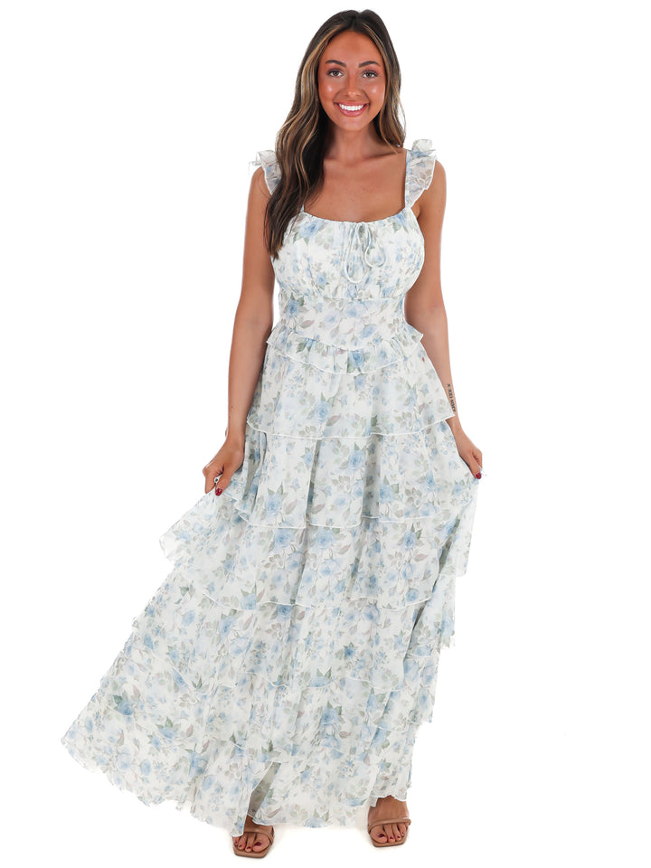 Quiet Detail Floral Maxi Dress