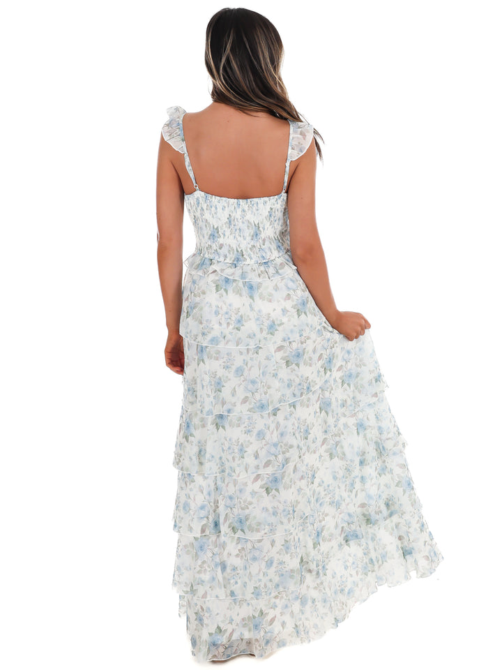 Quiet Detail Floral Maxi Dress