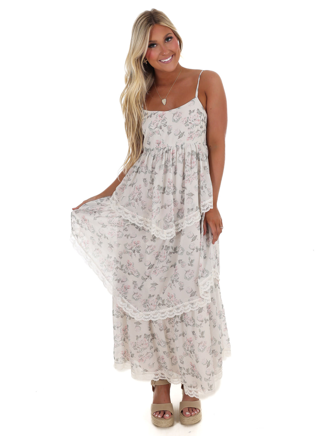 Secret Garden Floral Maxi Dress