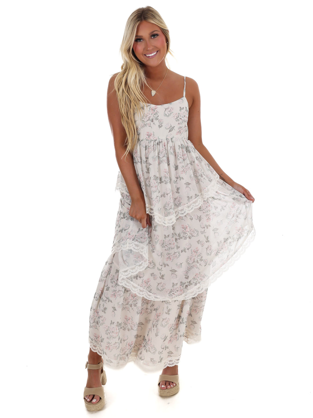 Secret Garden Floral Maxi Dress